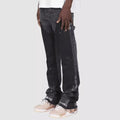 Nolan — Layered-Look Flared Jeans