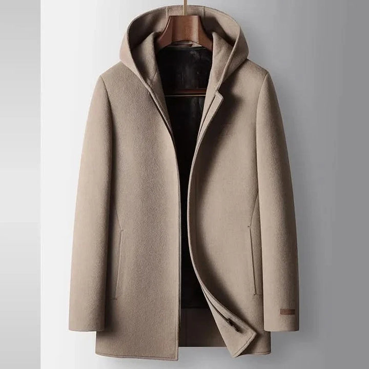 Imogen — Women’s Hooded Wool-Blend Coat