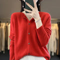 Gretchen — Button-Front Knit Cardigan