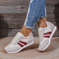 Remi — Retro Panelled Lace-Up Trainers