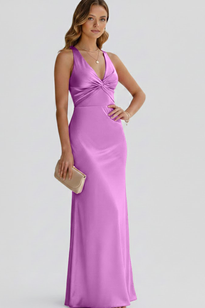 Jacinta — Fitted-Waist Maxi Dress