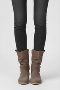 Henrike — Women's Suede-Effect Slouch Boots