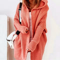 Bronwyn — Women's Loose-Knit Hooded Cardigan