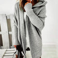 Bronwyn — Women's Loose-Knit Hooded Cardigan