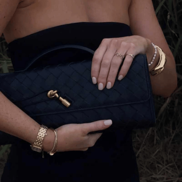 Vara — Woven Evening Clutch