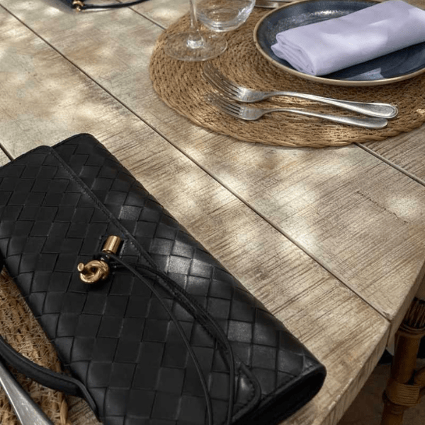 Vara — Woven Evening Clutch