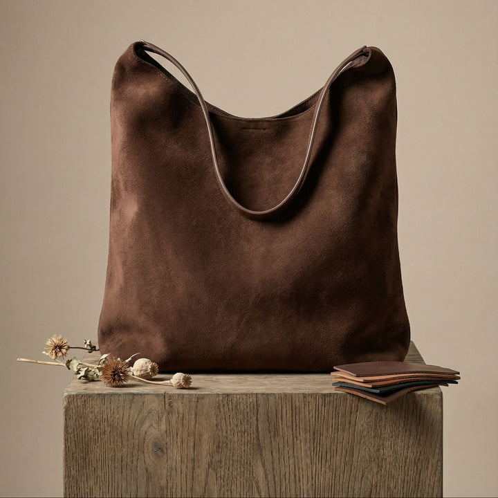 Vera — Vegan Suede Slouchy Hobo Bag