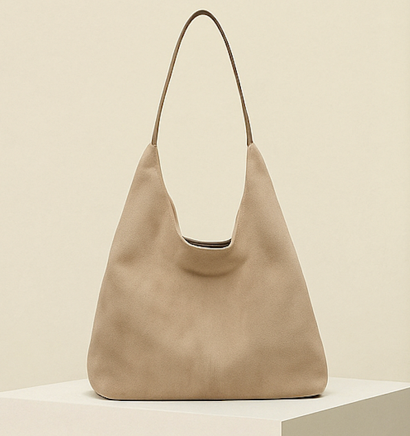 Vera — Vegan Suede Slouchy Hobo Bag
