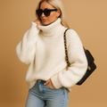 Maren — Women's Chunky Wool Roll-Neck Sweater