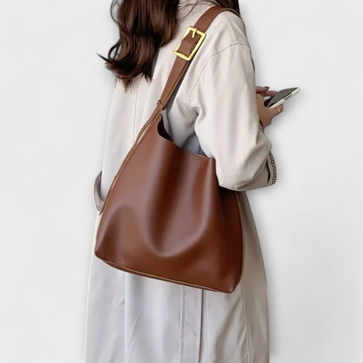 Classic Leather Shoulder Bag