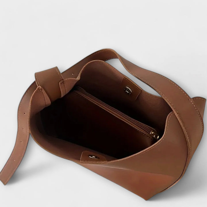 Classic Leather Shoulder Bag