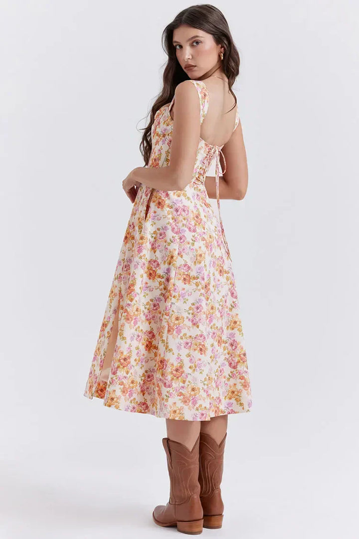 Jolie — Floral Corset Dress