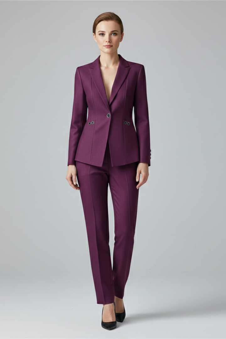 Tabitha — Single-Button Blazer Suit Set