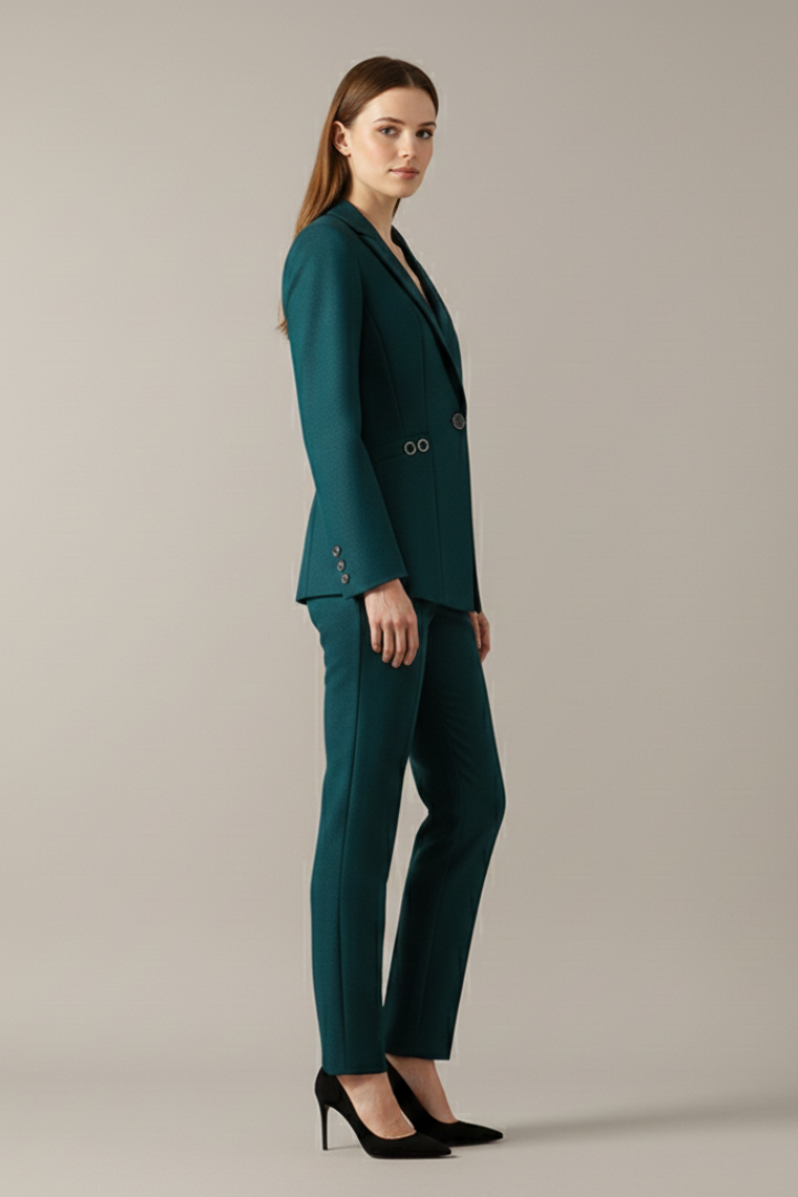 Tabitha — Single-Button Blazer Suit Set