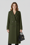 Arabelle — Women's Double-Breasted Longline Coat