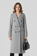 Arabelle — Women's Double-Breasted Longline Coat