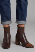 Solveig — Women's Round-Toe Knit Booties