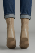 Solveig — Women's Round-Toe Knit Booties
