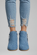 Maja — Women's Suede-Effect Side-Zip Booties