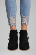 Maja — Women's Suede-Effect Side-Zip Booties