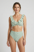Isaura — Ruffle-Trim Striped Bikini