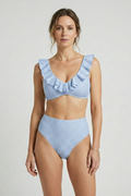 Isaura — Ruffle-Trim Striped Bikini