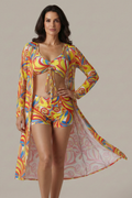 Fenella — Tie-Top Bikini with Cover-Up