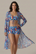 Fenella — Tie-Top Bikini with Cover-Up