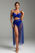 Emmeline — Wrap-Top Bikini with Mesh Skirt