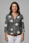 Primrose — Collared Button Blouse