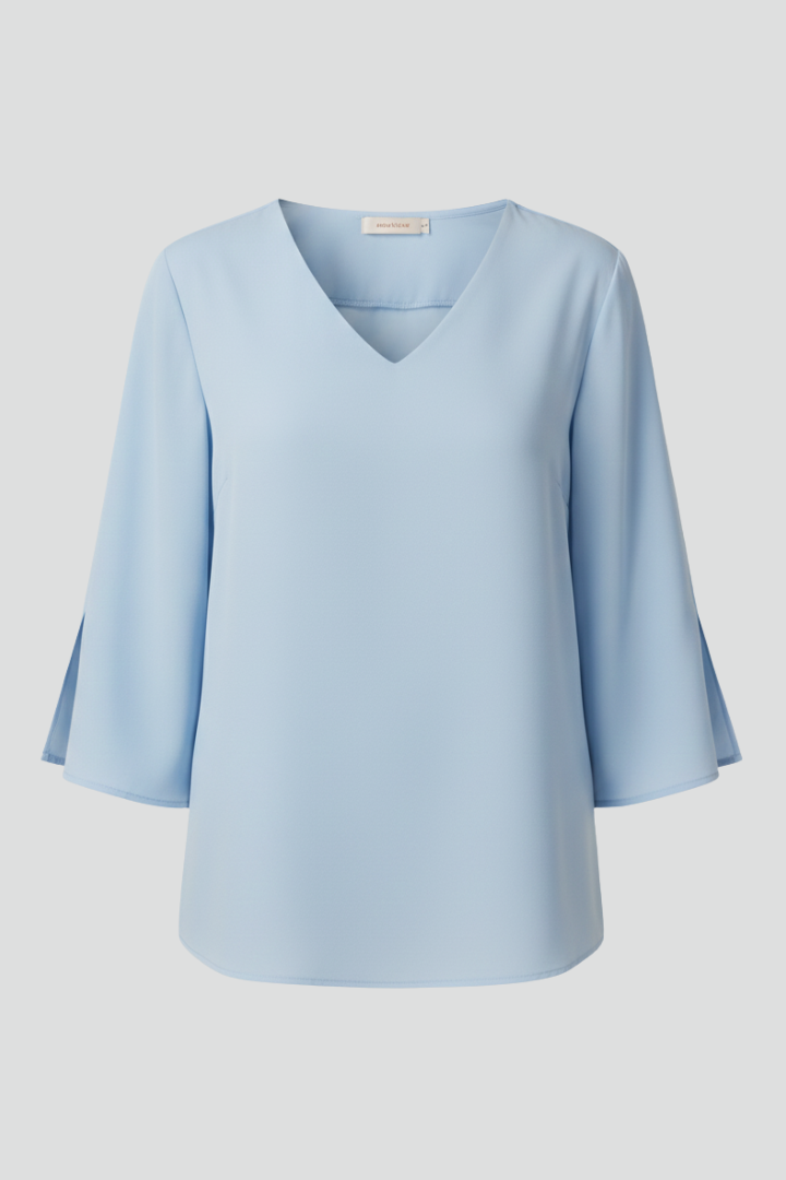 Vivien — V-Neck Summer Blouse