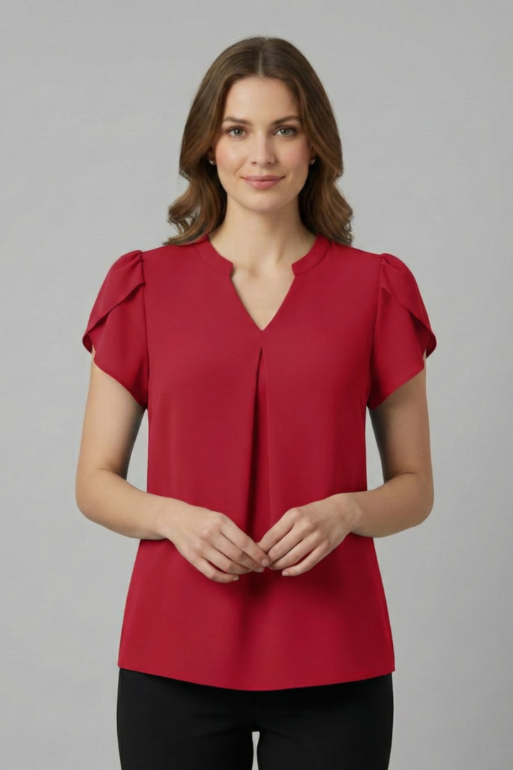 Greer — Loose V-Neck Blouse