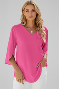 Vivien — V-Neck Summer Blouse