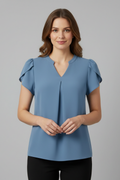 Greer — Loose V-Neck Blouse