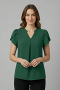Greer — Loose V-Neck Blouse