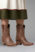 Jade — Women's Embroidered Western Cowboy Ankle Boots