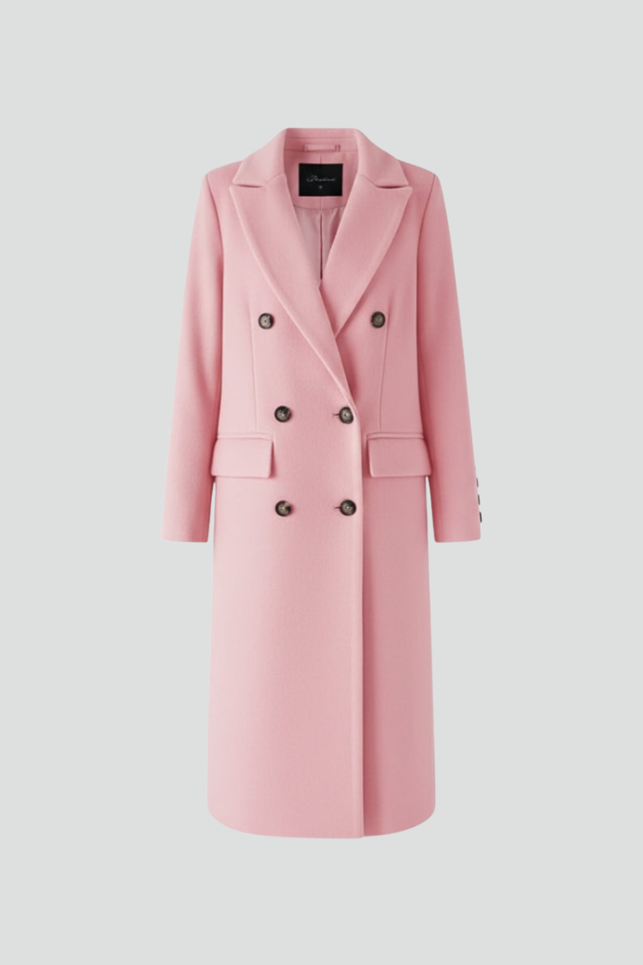 Harriet — Lapel-Collar Button Coat
