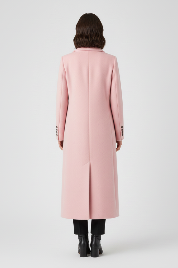 Harriet — Lapel-Collar Button Coat