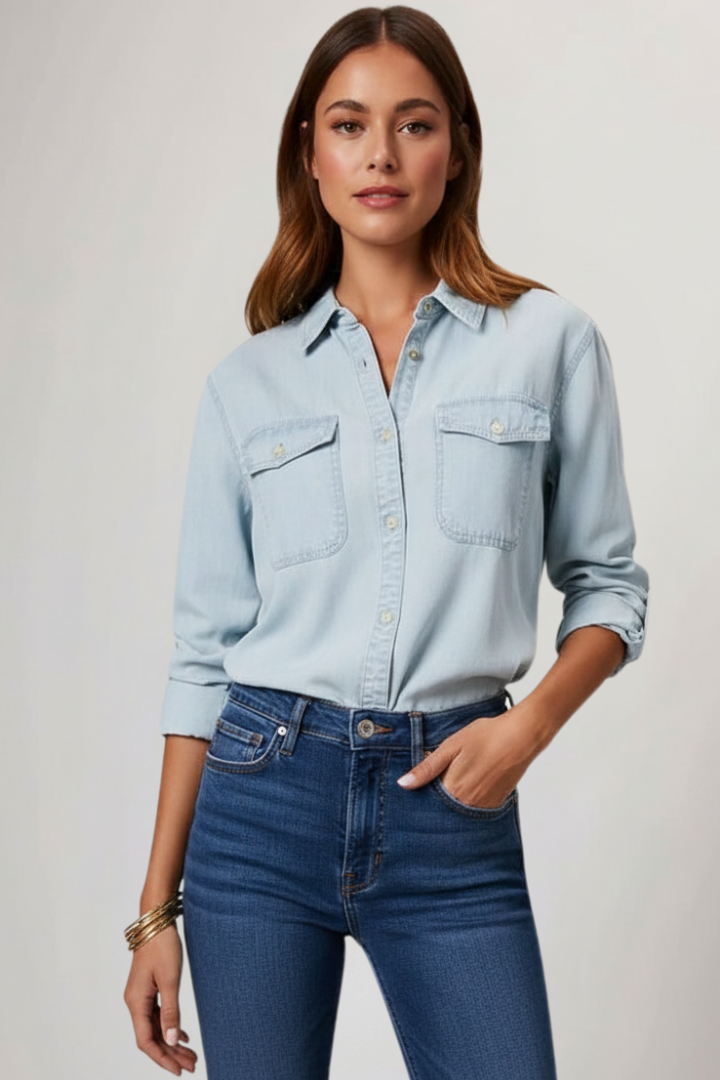 Maisie — Chambray Denim Shirt