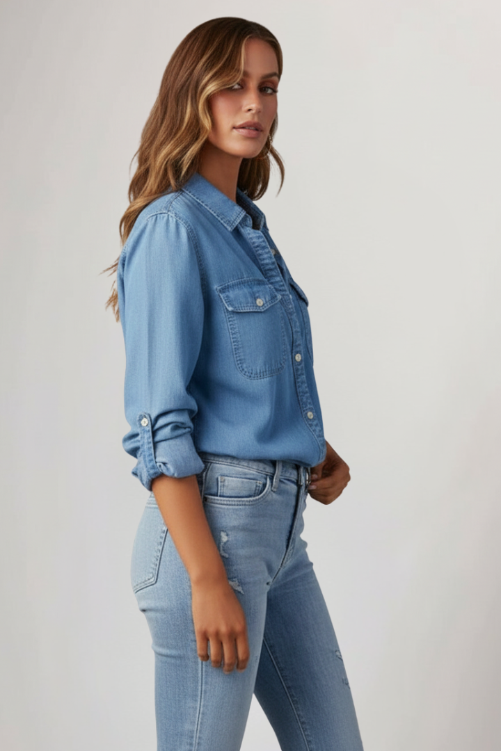 Maisie — Chambray Denim Shirt