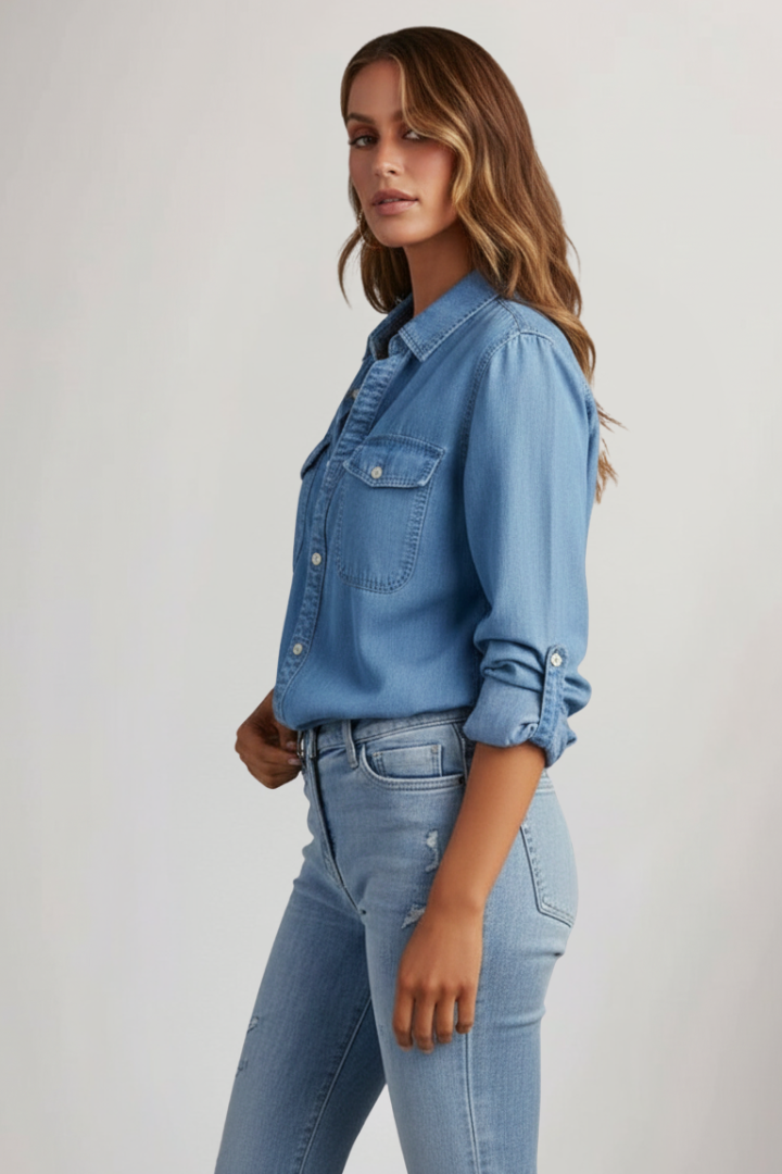 Maisie — Chambray Denim Shirt