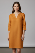Emmaline — V-Neck Three-Quarter-Sleeve Mini Dress