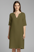 Emmaline — V-Neck Three-Quarter-Sleeve Mini Dress