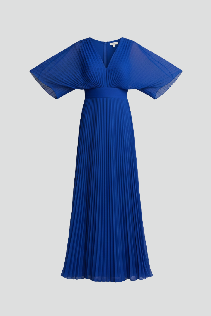 Ginevra — Pleated Maxi-Skirt Dress