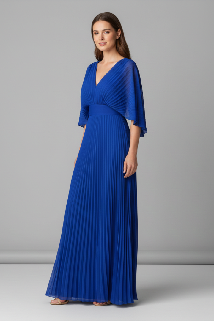 Ginevra — Pleated Maxi-Skirt Dress
