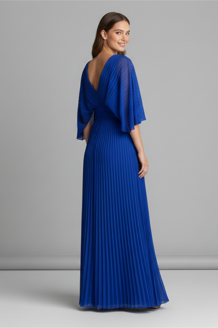 Ginevra — Pleated Maxi-Skirt Dress