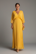 Ginevra — Pleated Maxi-Skirt Dress