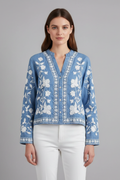 Quilla — Embroidered Floral Blouse