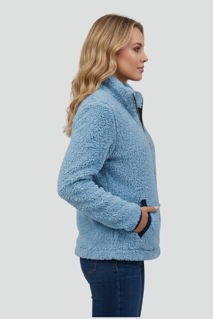 Wren Jacket — Fleece Stand-Collar Jacket