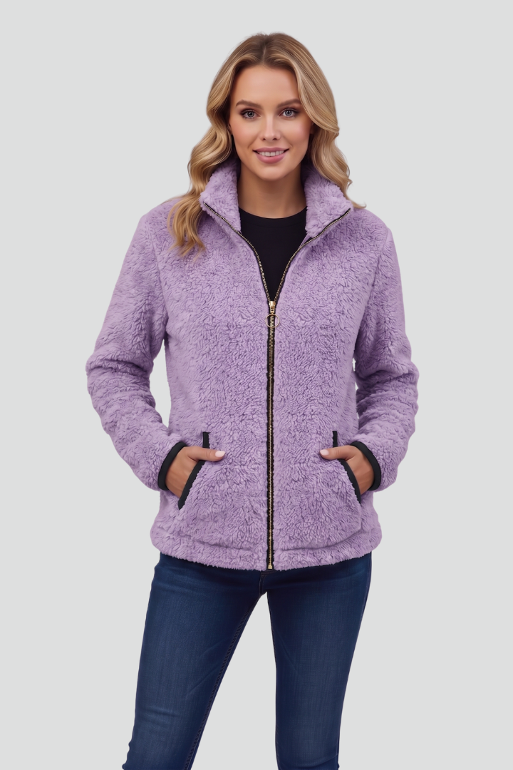 Wren Jacket — Fleece Stand-Collar Jacket